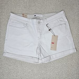 Levi's Women's Cream Color Jean Shorts Size 12